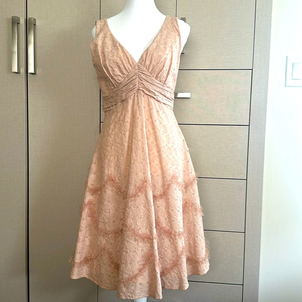 Beverly and Monika pink dress